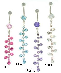 CGC Bubble Gem Chain Belly Barbell