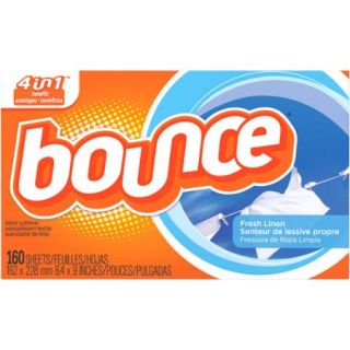 Bounce Fresh Linen Fabric Softener Dryer Sheets (Choose your count)