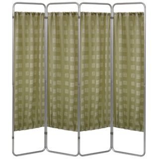 68 x 54 Economy Folding Screen Frame 4 Panel Room Divider by Omnimed