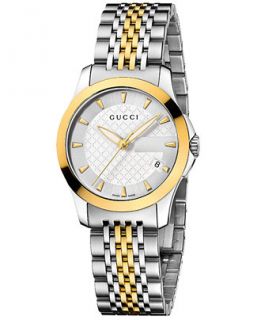Gucci Watch, Womens Swiss G Timeless Stainless Steel Bracelet 27mm