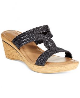 Tuscany by Easy Street Loano Wedge Sandals   Sandals   Shoes