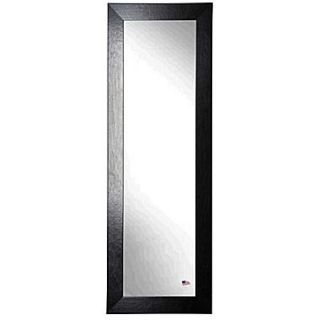 Rayne Mirrors Ava Black Leather Full Length Body Mirror; 60.5 H x 21.5 W x 0.75 D
