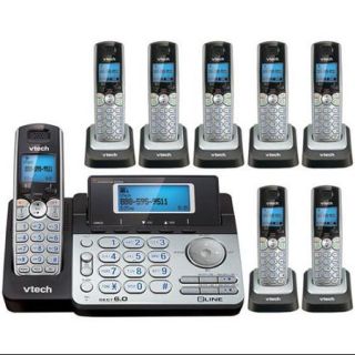 VTech DS6151 + (7) DS6101 2 Line Expandable cordless phone