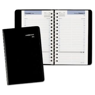 2015 DayMinder® Recycled Daily Appointment Book   Black