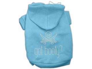Mirage Pet Products 54 34 SMBBL Got Booty Rhinestone Hoodies Baby Blue S   10