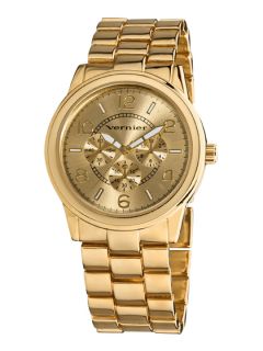 Womens Oversized Gold Watch by Vernier Watches
