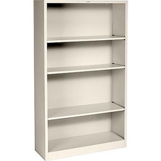 HON Brigade™ 4 Shelf Metal Bookcase, Putty