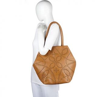 Isabella Fiore "Sophia" Studded Leather Tote   7683301