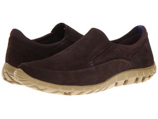 rockport truwalkzero slip on bitter chocolate suede