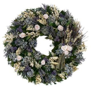 The Christmas Tree Company Thistle and Bloom 30 in. Dried Floral Wreath DISCONTINUED NG9304610CTC