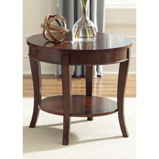 Liberty Rich Cherry Round End Table   Shopping   Great Deals