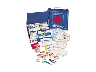 Johnson & Johnson Red Cross 8162 Industrial First Aid Kit for 50 People, 225 Pieces, White Metal Case