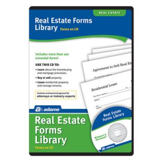 Real Estate Forms Library Compact Disc by Adams Business Forms