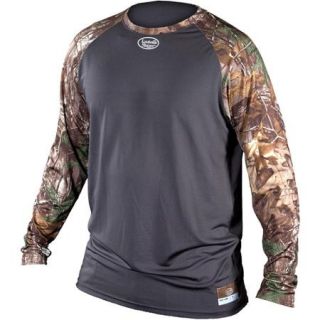 Louisville Slugger Adult Slugger Loose Fit 3/4 Sleeve Shirt, Camo