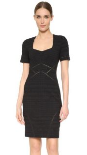 Yigal Azrouel Distressed Compact Stretch Dress