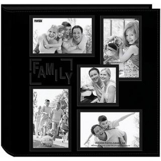 5 Up Collage Frame Sewn Embossed Photo Album,