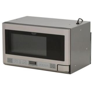 Sharp 1.5 cu. ft. Over the Counter Microwave in Stainless Steel with Sensor Cooking Technology R1214T