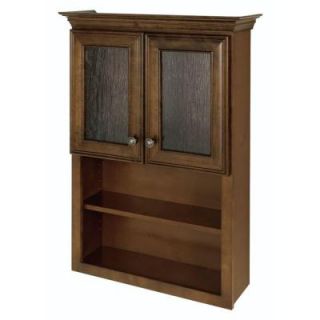 Home Decorators Collection Templin 28 in. W Wall Storage Cabinet in Coffee 19DVTT25