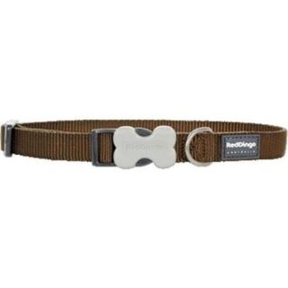 Red Dingo DC ZZ BR SM Dog Collar Classic Brown, Small