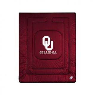 NCAA 100% Polyester 86" x 86" Sidelines Sports Comforter   U Of Oklahoma   7912479