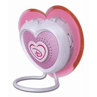 Disney Princess Heart Shaped Clock Radio