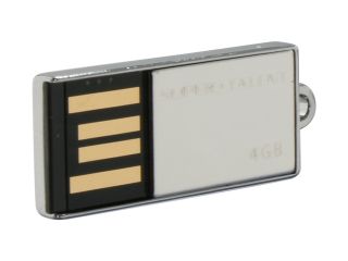 SUPER TALENT Pico_C 4GB Flash Drive (USB2.0 Portable) Model STU4GPCS