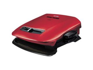 George Foreman 5 Serving Removable Plate Grill   84 Sq. inch. Cooking Area   Red
