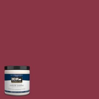 BEHR Premium Plus 8 oz. #130D 7 Cranapple Interior/Exterior Paint Sample 130D 7PP