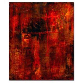 Trademark Fine Art Red Odessy Canvas Art PS074 C2632GG