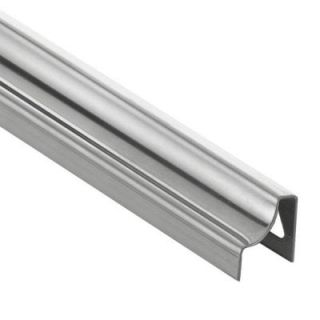 Schluter Dilex HKU Stainless Steel 316L 5/16 in. x 8 ft. 2 1/2 in. Metal Cove Shaped Tile Edging Trim HKUR10E/V4A