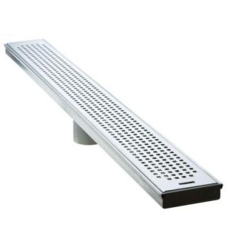 Luxe 36 in. Stainless Steel Linear Shower Drain   Squares SP 36