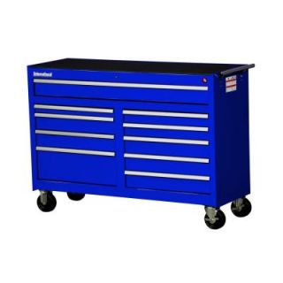 International Workshop Series 54 in. 10 Drawer Cabinet, Blue WRB 5410BU