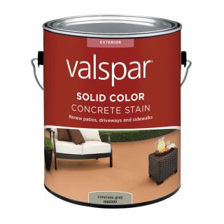 Valspar Valspar Solid Color Concrete Stain Concrete Gray Voc (Actual Net Contents 128 fl oz)