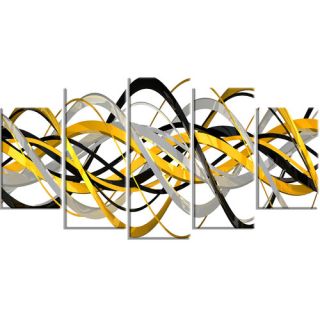 DesignArt HelixExpression Abstract 5 Piece Graphic Art on Gallery
