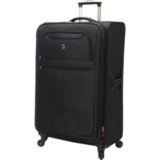 Wenger Swiss Gear Black/Red 28 inch Expandable Lightweight Spinner