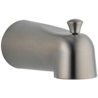 Delta Grail 6 in. Metal Grail Pull Up Diverter Tub Spout in Stainless RP48718SS