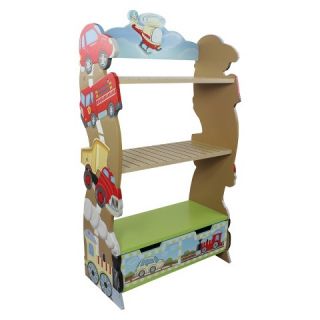 Fantasy Fields Transportation Bookshelf   Teamson