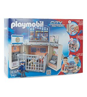 PLAYMOBIL   My secret play box police station set