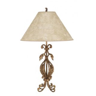 Axis 30 in 3 Way Iron Indoor Table Lamp with Fabric Shade