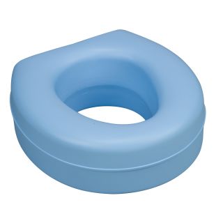DMI Blue Plastic Round Toilet Seat