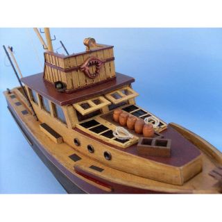 Handcrafted Nautical Decor Jaws   Orca Model Ship