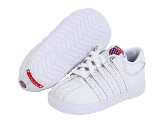 K Swiss Kids Classic Leather Tennis Shoe Core Infant Toddler White