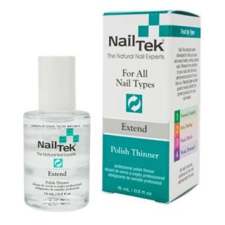 Nail Tek 0.5oz Extend Professional Nail Lacquer Polish Thinner, CLEAR, 55819