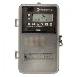 Intermatic ET1705CPD82 Timer Switch, 7 Day Electronic SPST w/Plastic Rain Tight Case