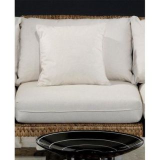 Hospitality Rattan Seagrass Middle Armless Section Deep Seating Chair with Cushion
