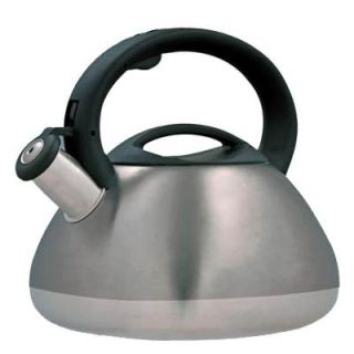 Creative Home Sphere 12 Cup Tea Kettle with Stainless Steel in Metallic Smoke 72992