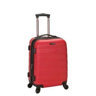 Rockland Luggage Melbourne Expandable ABS Carry On   Red (20)