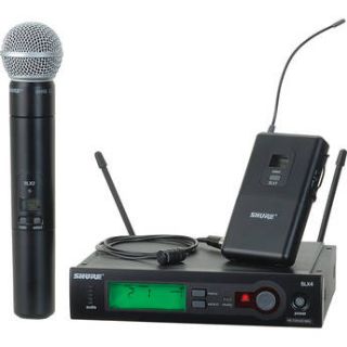 Shure SLX Series Wireless Microphone Combo SLX124/85/SM58 H5