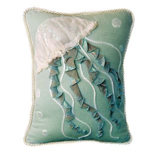 Rightside Design I Sea Life Jellyfish Indoor Cotton Toss Pillow
