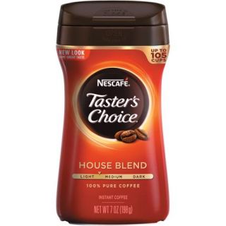 Nescafe Taster's Choice House Blend Instant Coffee, 7 oz